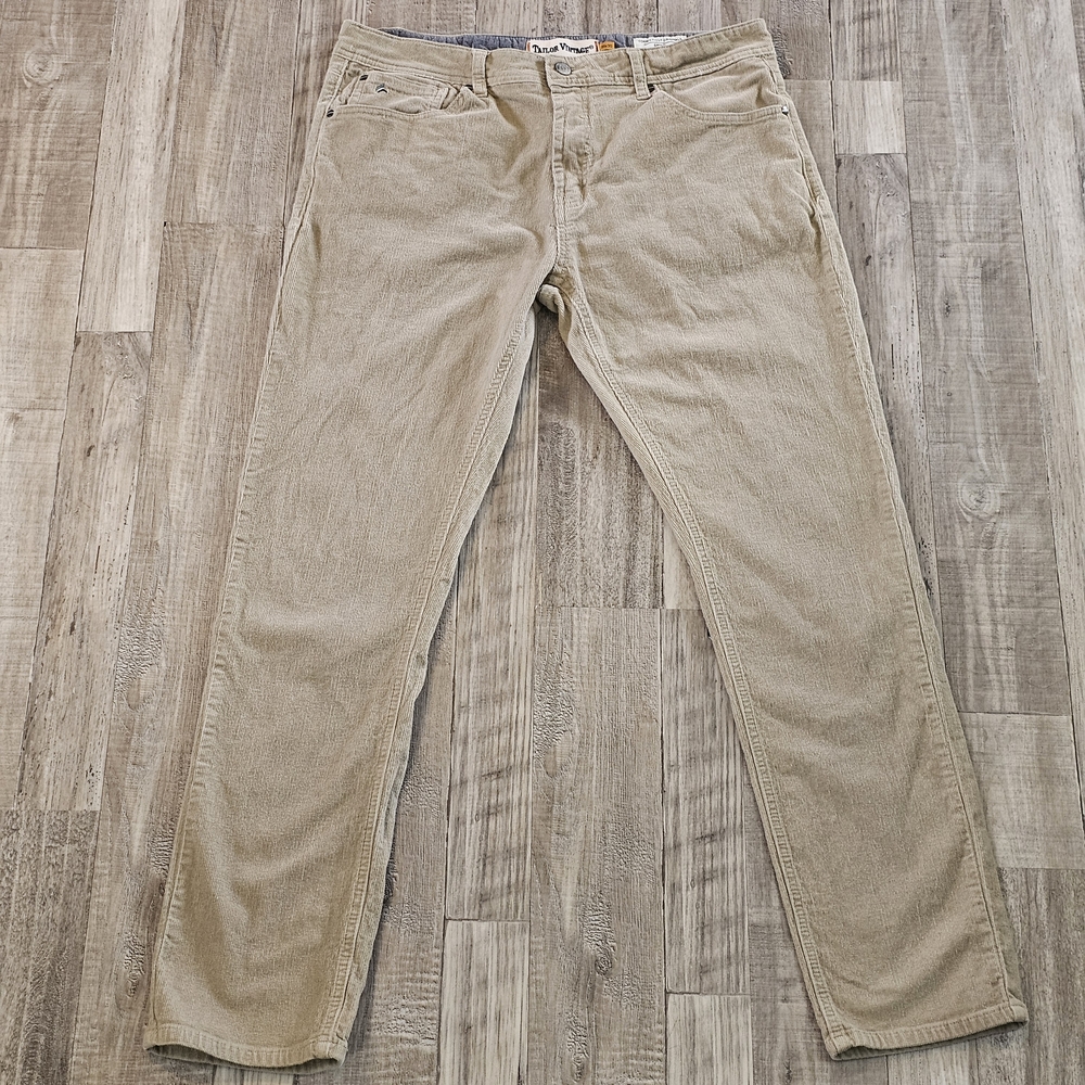 Khaki Pants Tailor Vintage Mens Size 38x30 Canaan Slim Fit comfort stretch